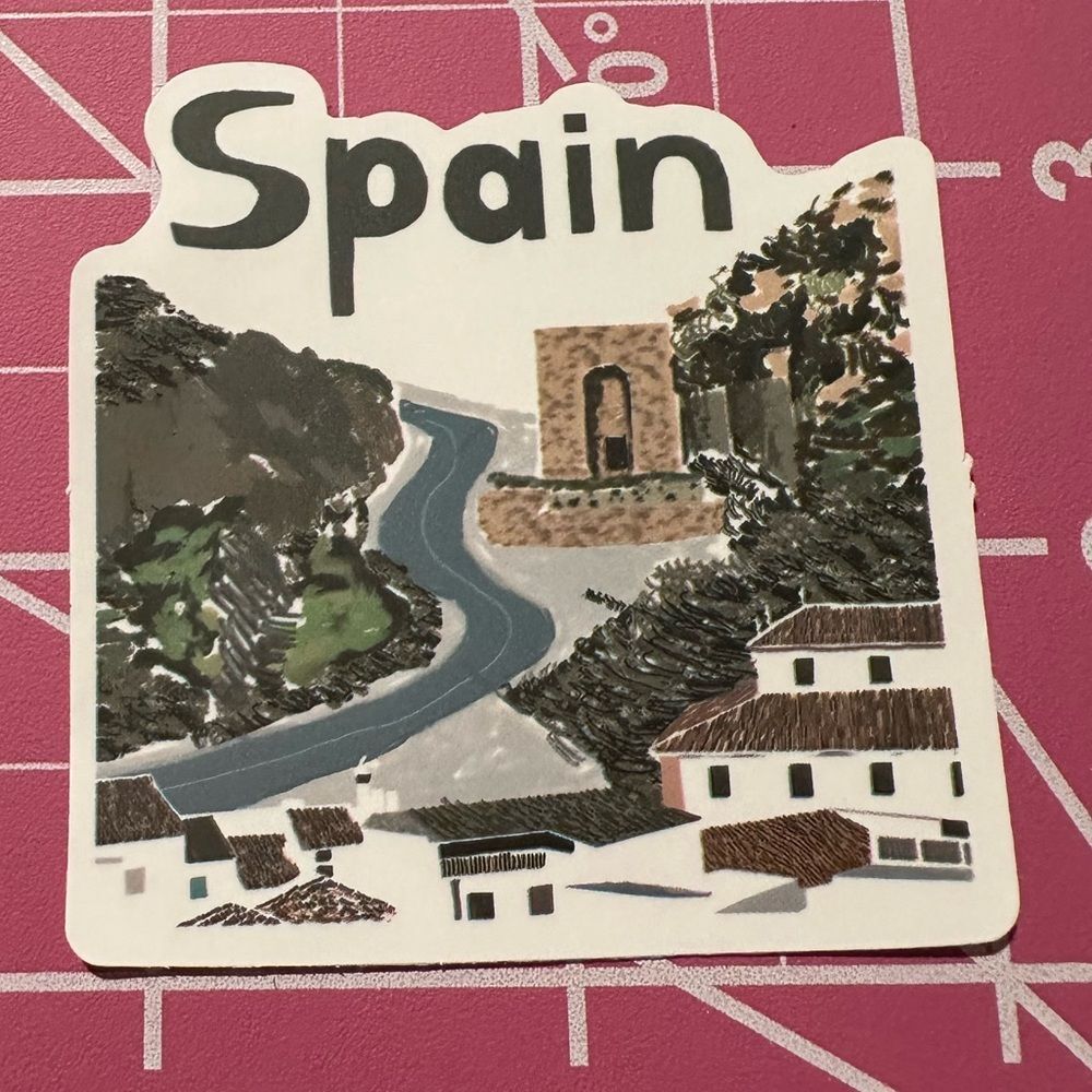 💜13/$13 +Bundle Sticker Sale | Travel Spain Waterproof Sticker